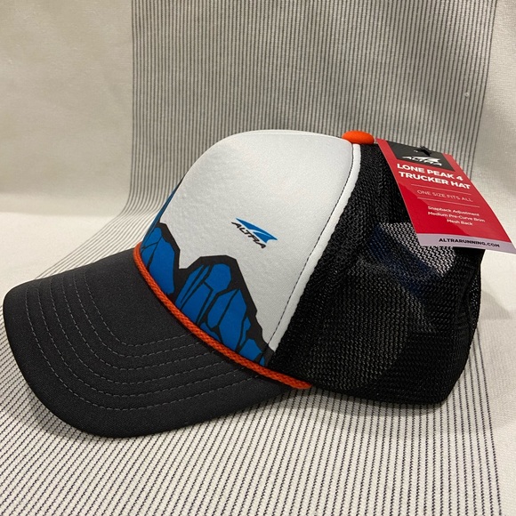 altra lone peak trucker hat